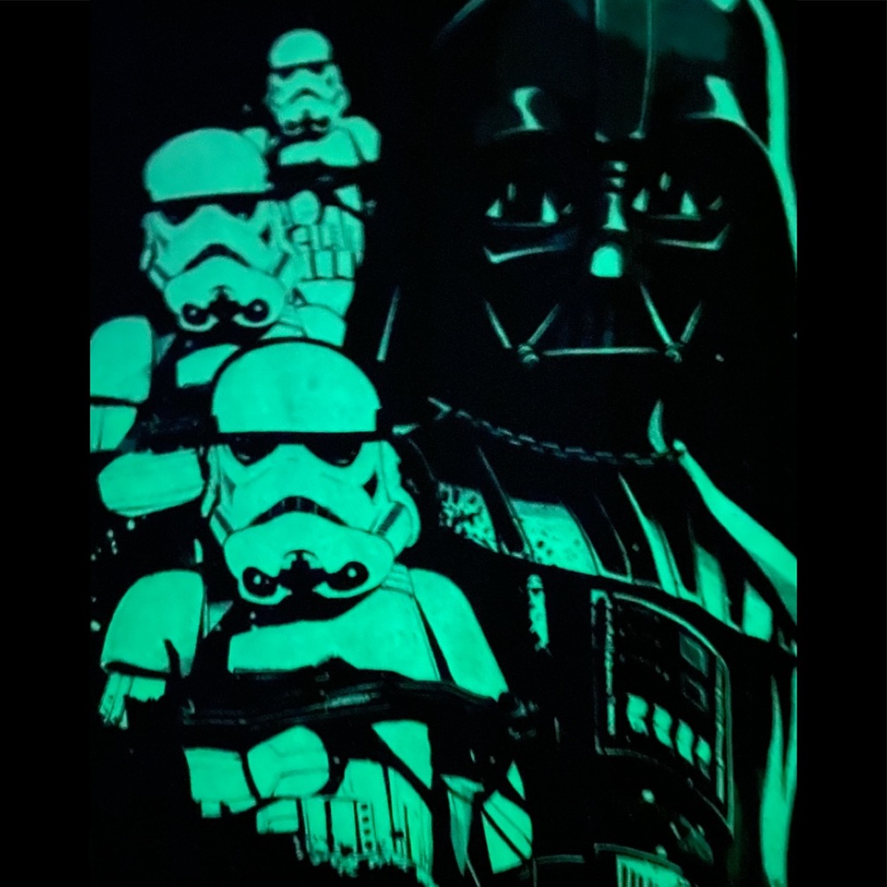 StarWars Glow In The Dark Tee Shirt